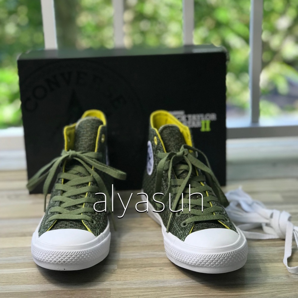 NWT Converse Ctas || OX Fatigue Green W AUTHENTIC - Picture 2 of 7
